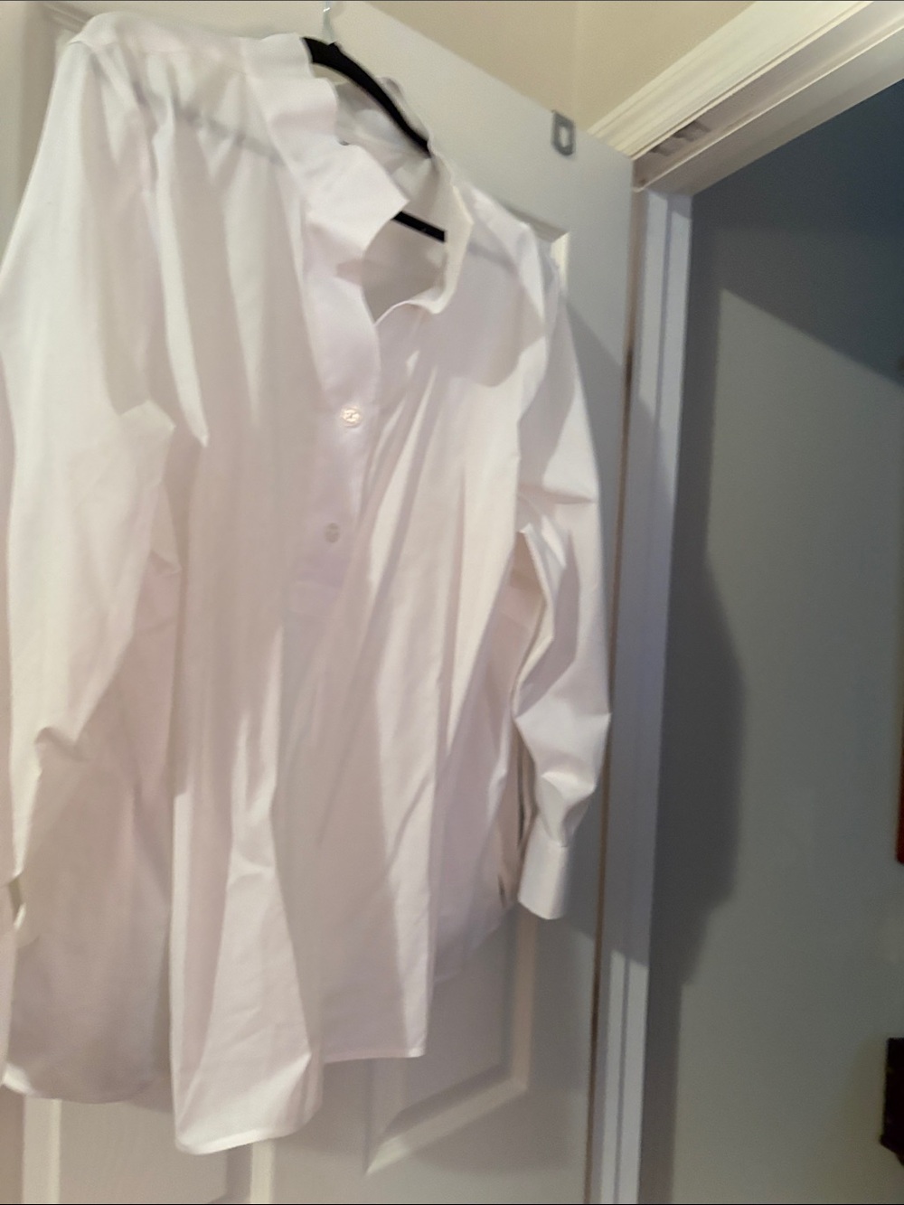 Talbots White Button-Front Women's Blouse
